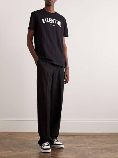 Valentino Logo-Print Cotton-Jersey T-Shirt outlook