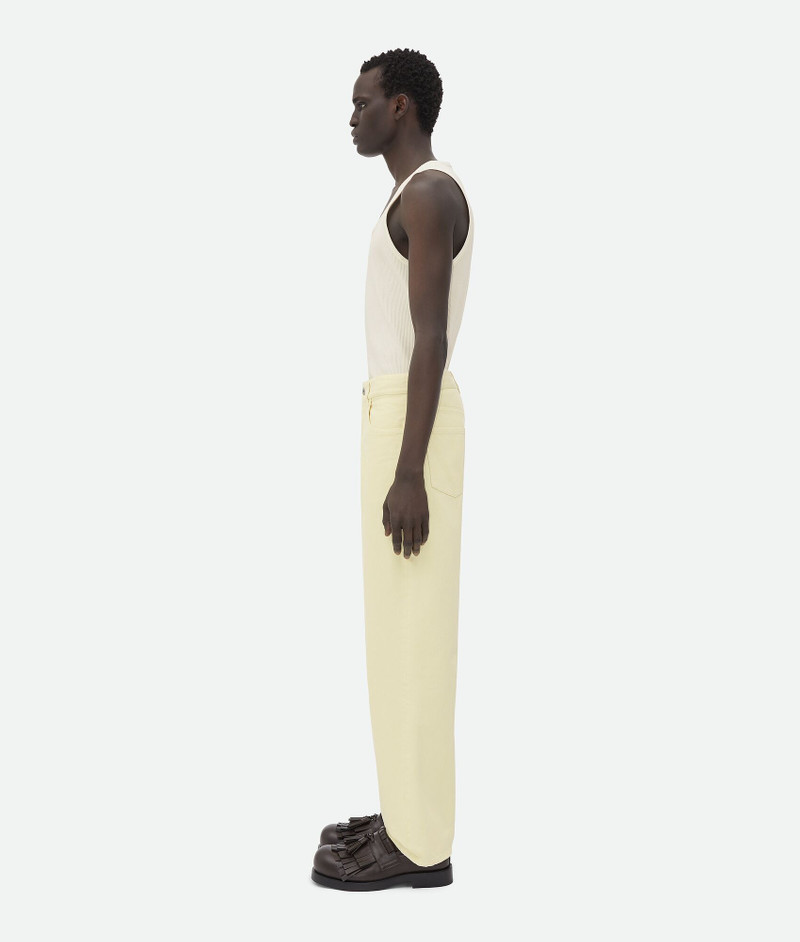 Bottega Veneta Yellow Wash Wide Leg Denim outlook