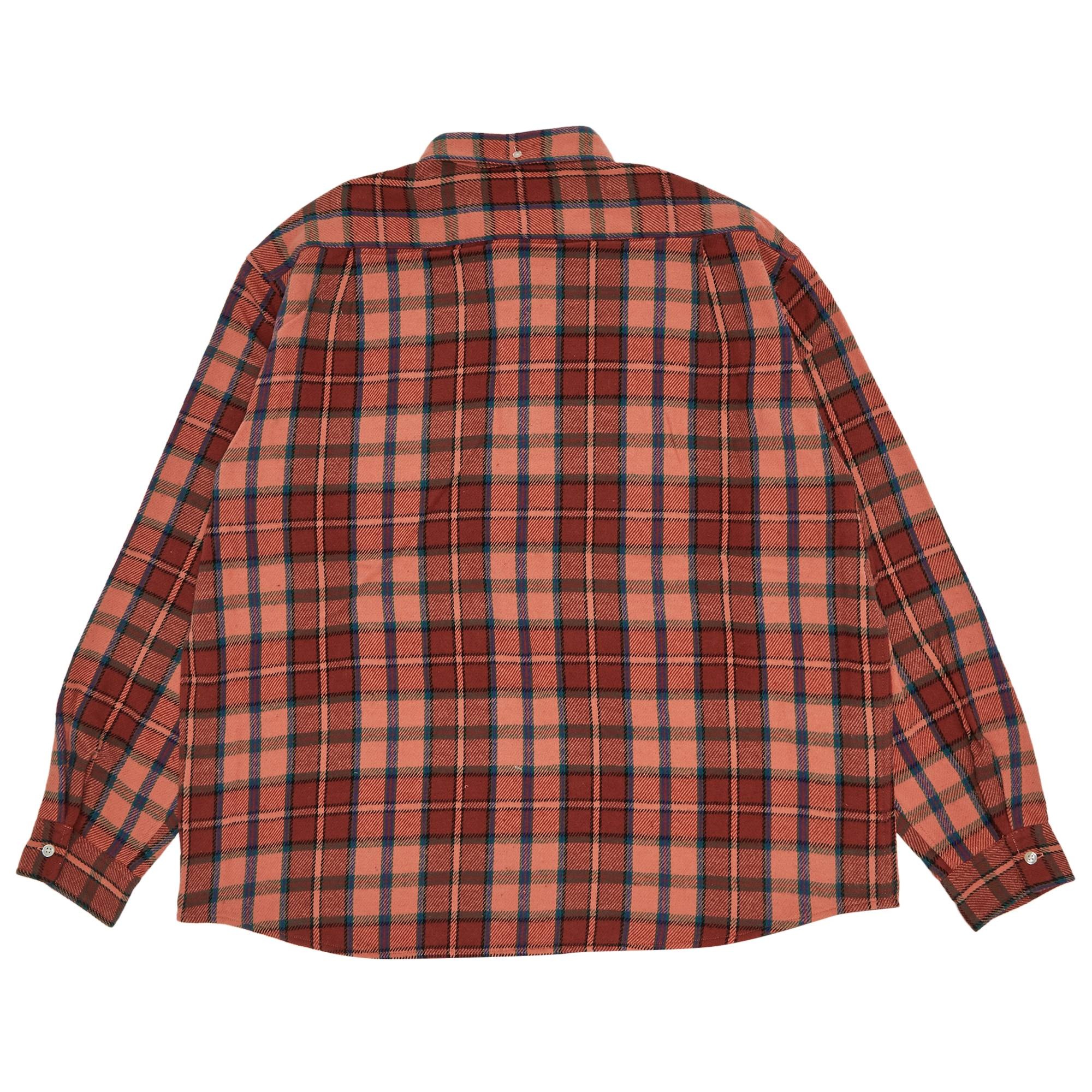 Supreme Pullover Plaid Flannel Shirt 'Pink' - 2