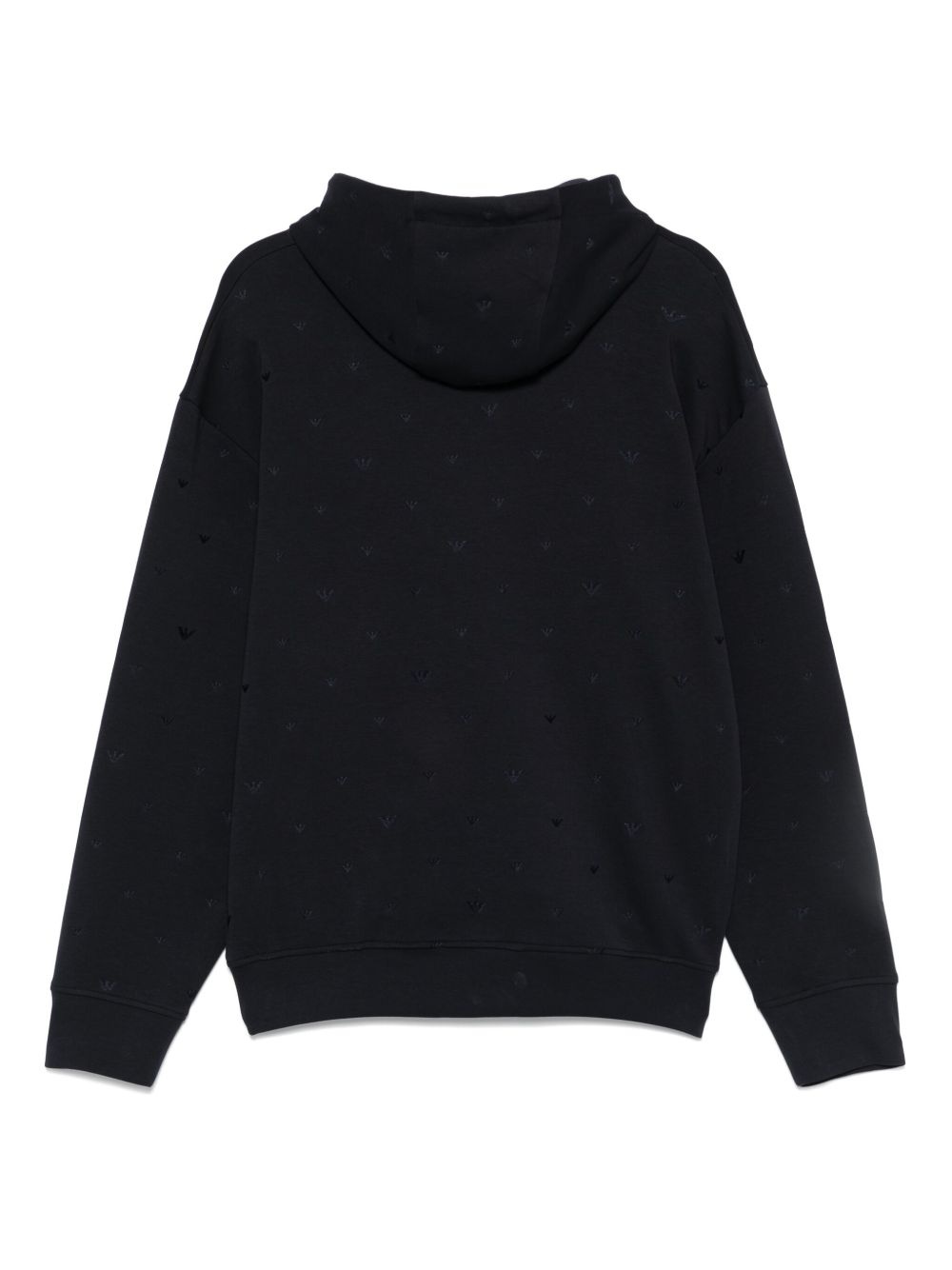 logo-embroidered hoodie - 2