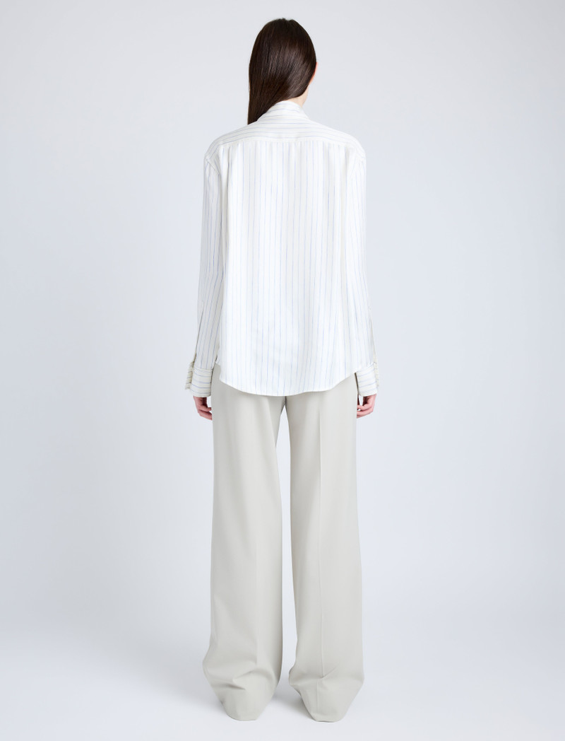 Savannah Pant in Wool Gabardine Suiting 4