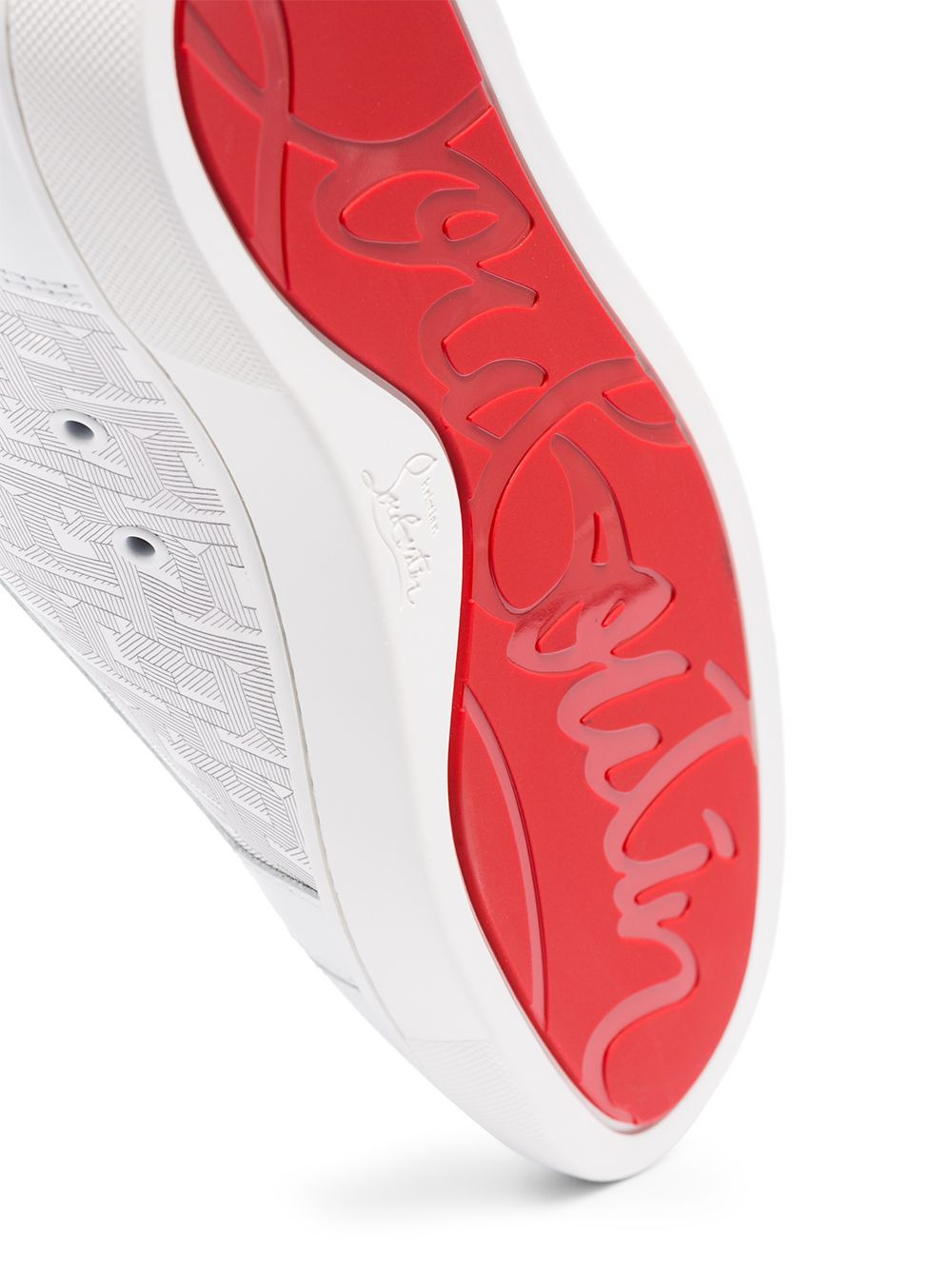 Louis logo-print leather high top sneakers - 3