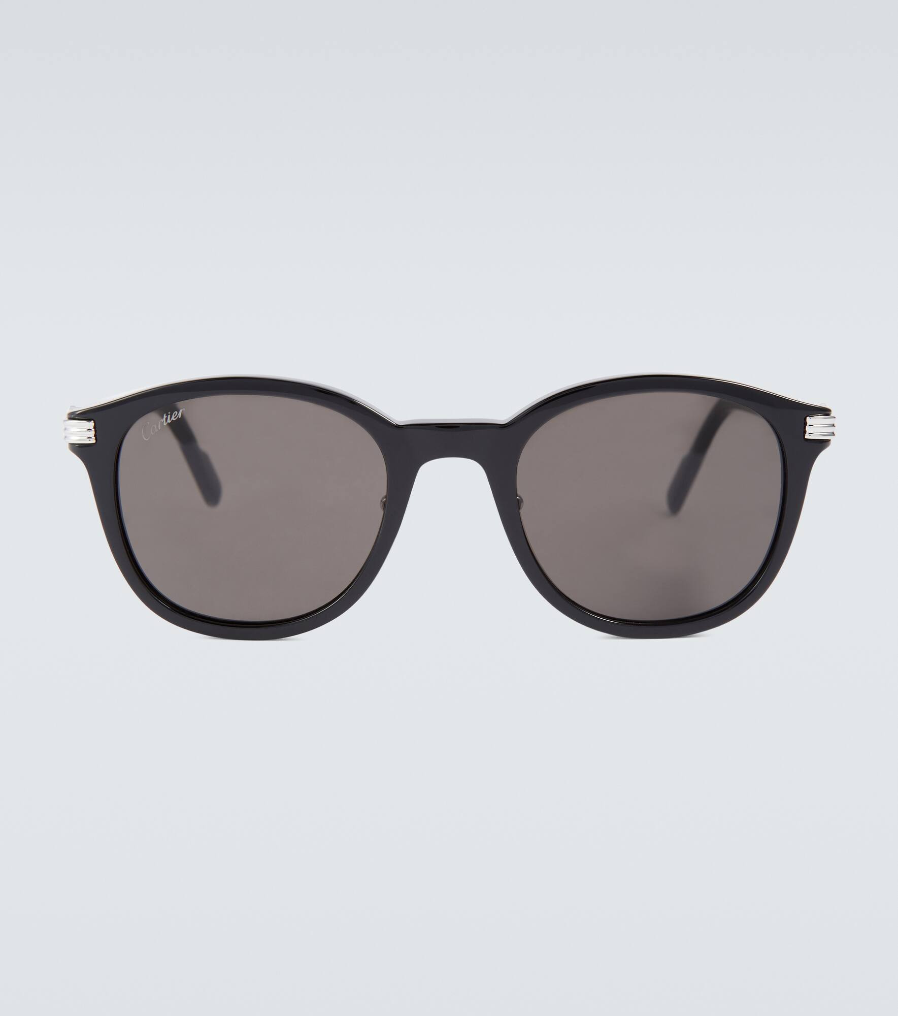 Rounded acetate sunglasses - 1