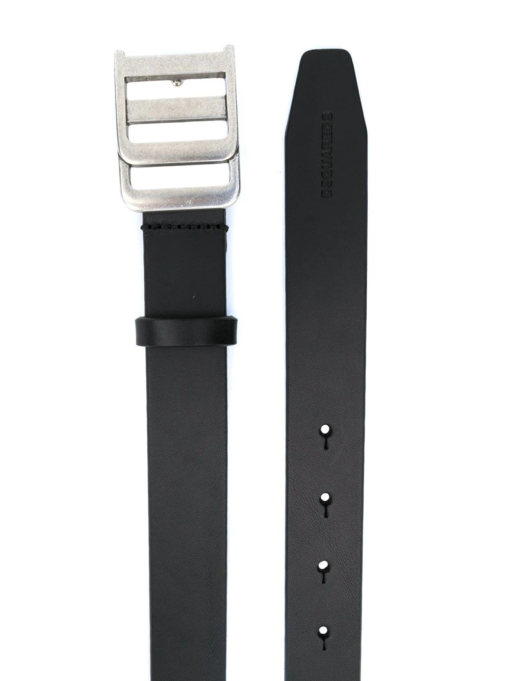 double D buckle belt - 2