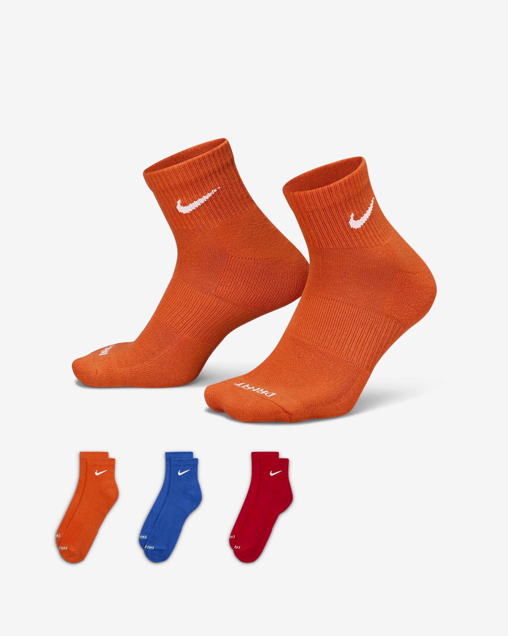 Nike Everyday Plus Cushioned Training Ankle Socks (3 Pairs) - 1