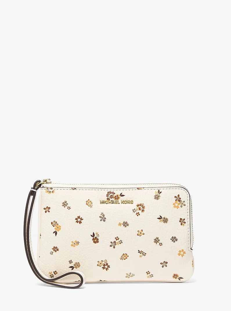 Jet Set Travel Small Floral Printed Wristlet - 1