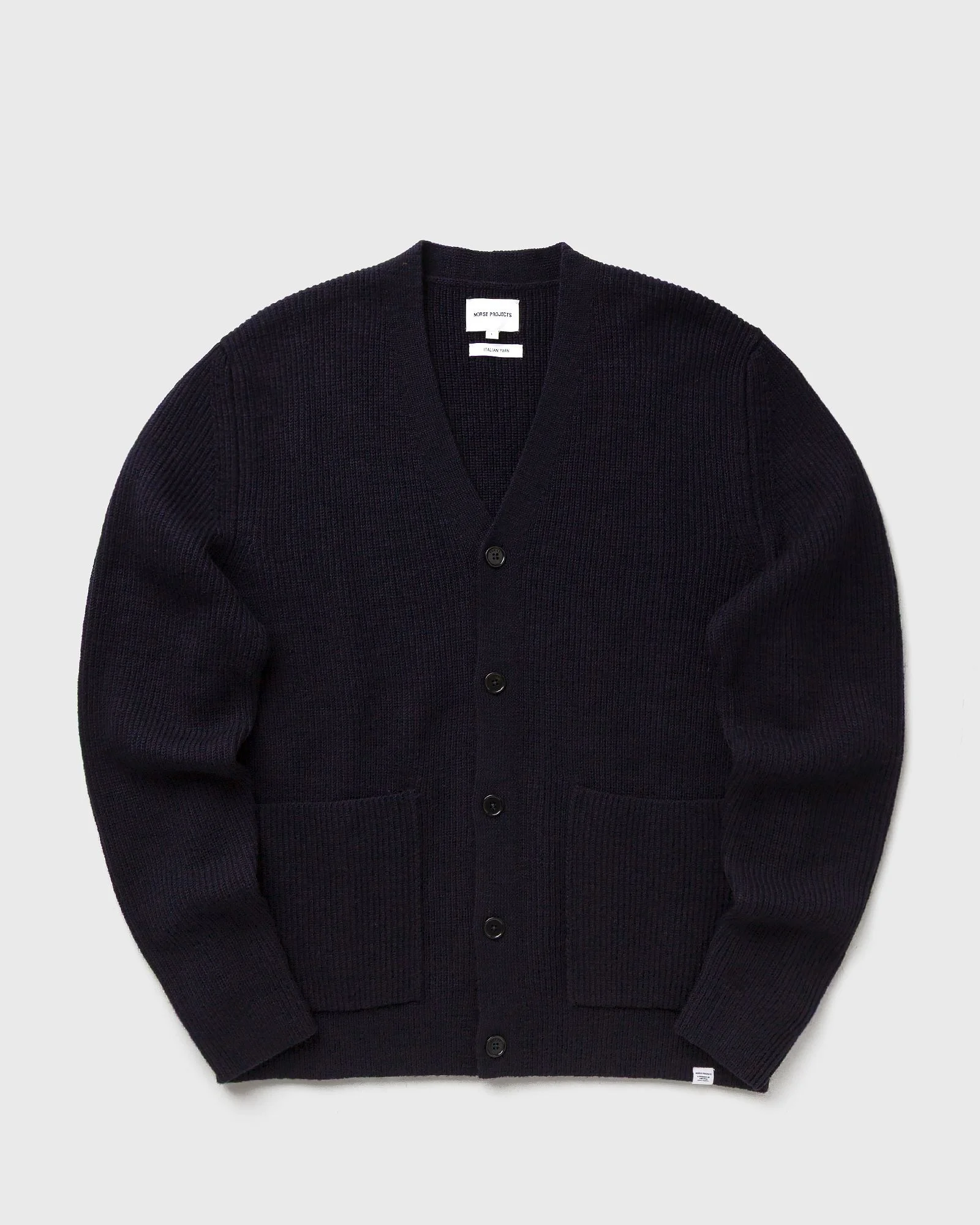 Loki Wool Cotton Rib Cardigan - 1