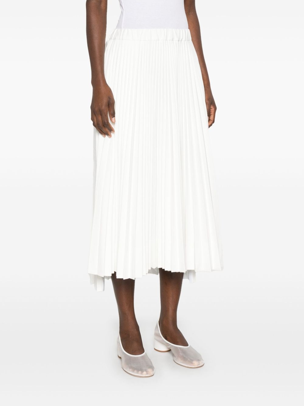 pleated midi skirt - 3
