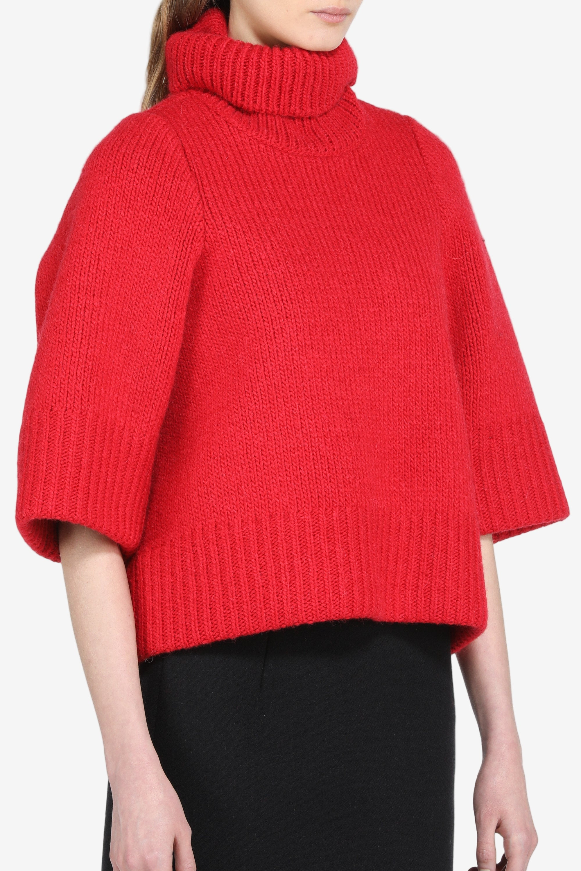 OVERSIZED SWEATER WITH THREE-QUARTER SLEEVES - 5