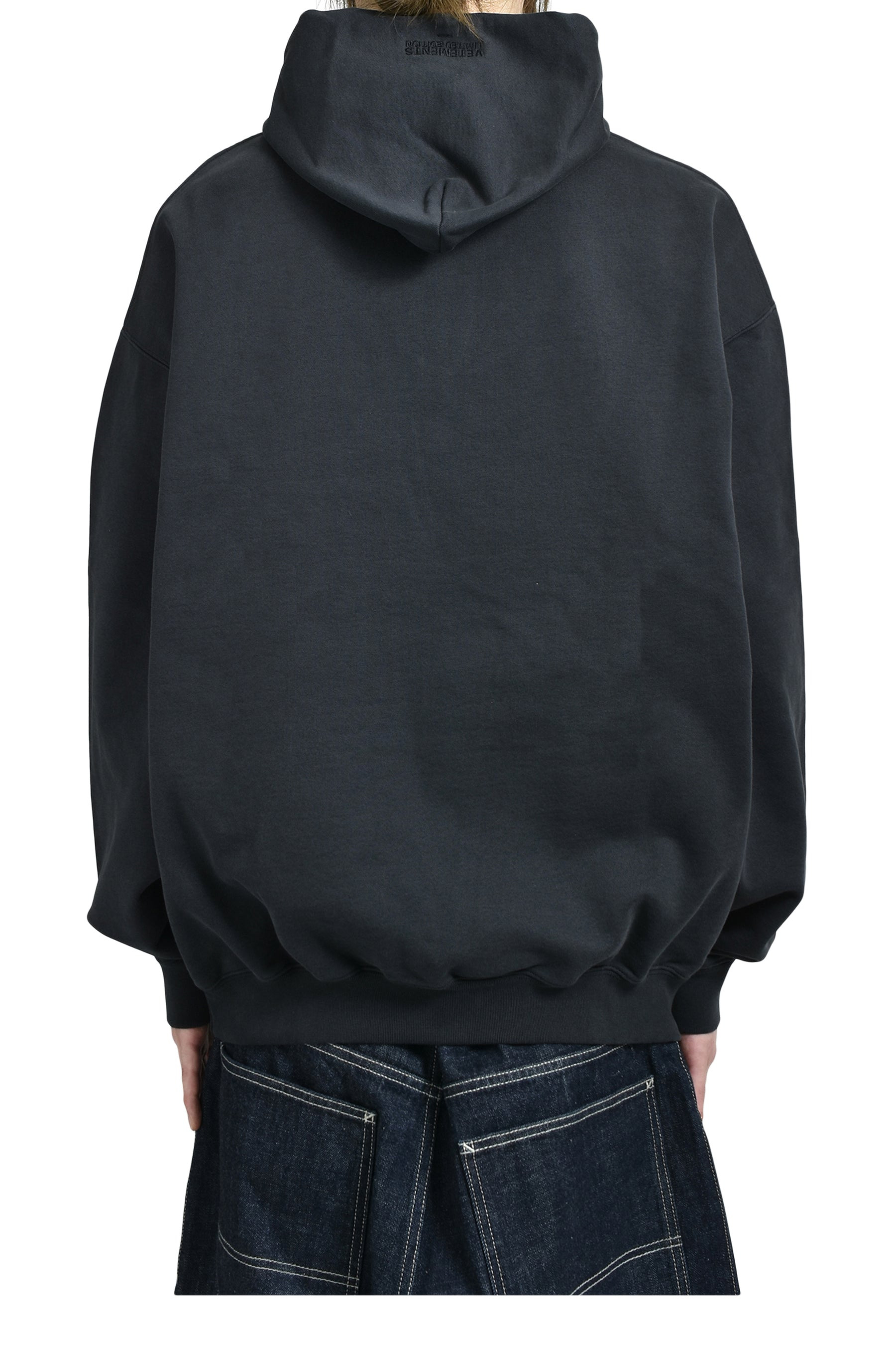 POLIZEI OVERSIZED HOODIE / WASHED BLK - 2