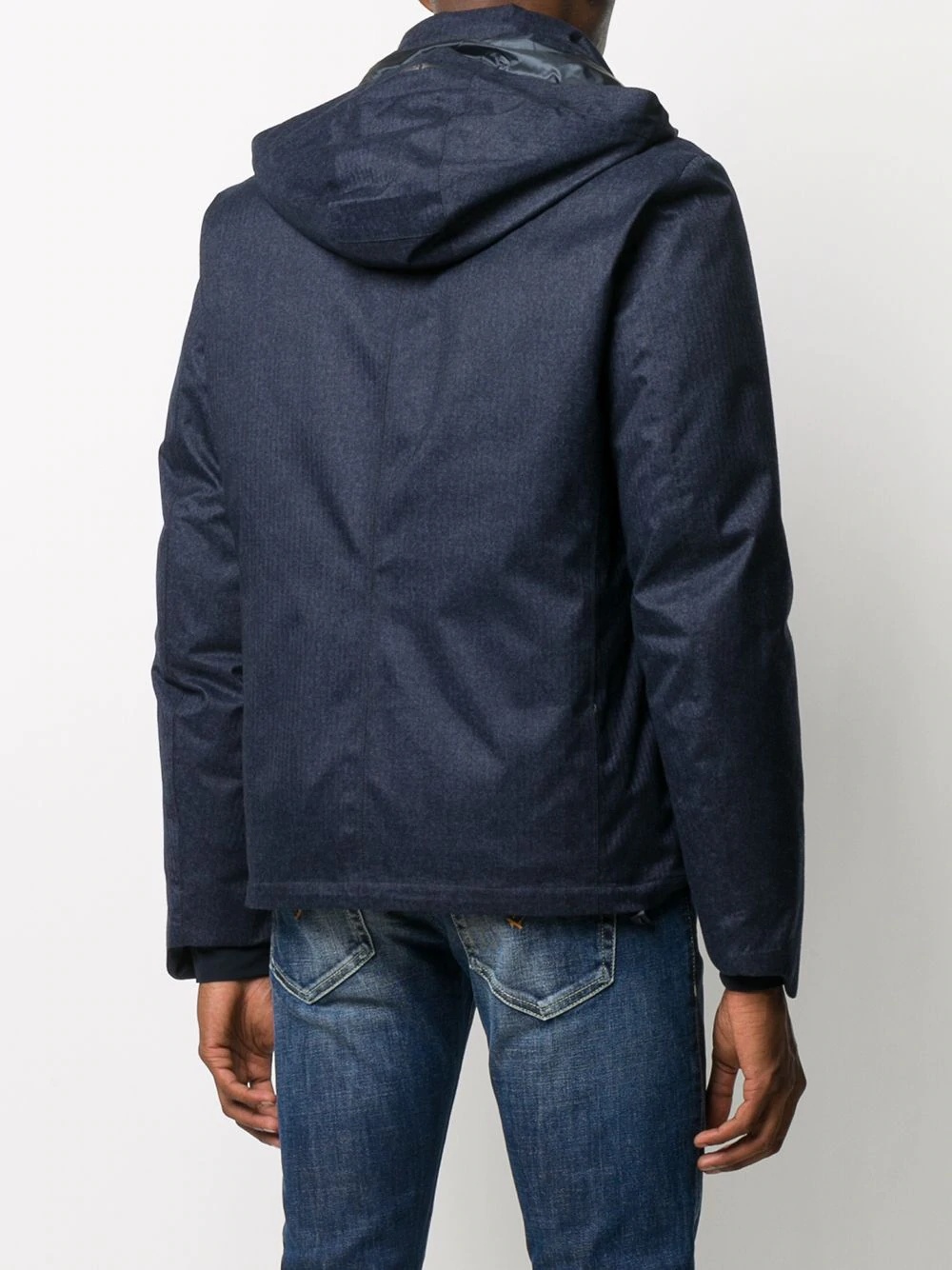 hooded zip-up jacket - 4