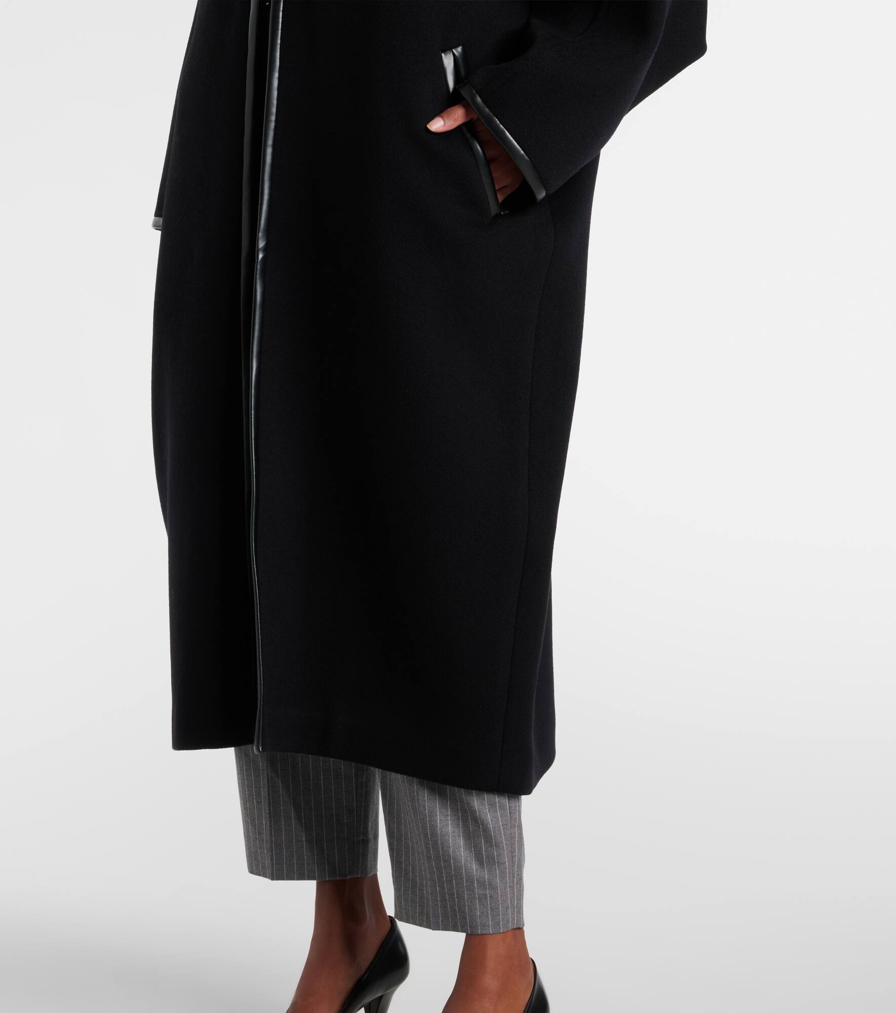 Elza wool and cashmere coat - 5