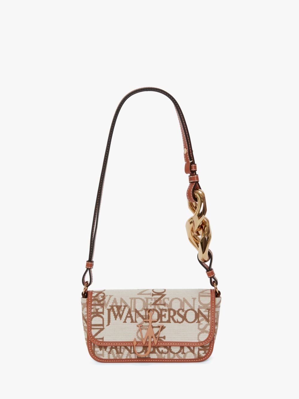 ANCHOR CHAIN BAG - LEATHER SHOULDER BAG - 1