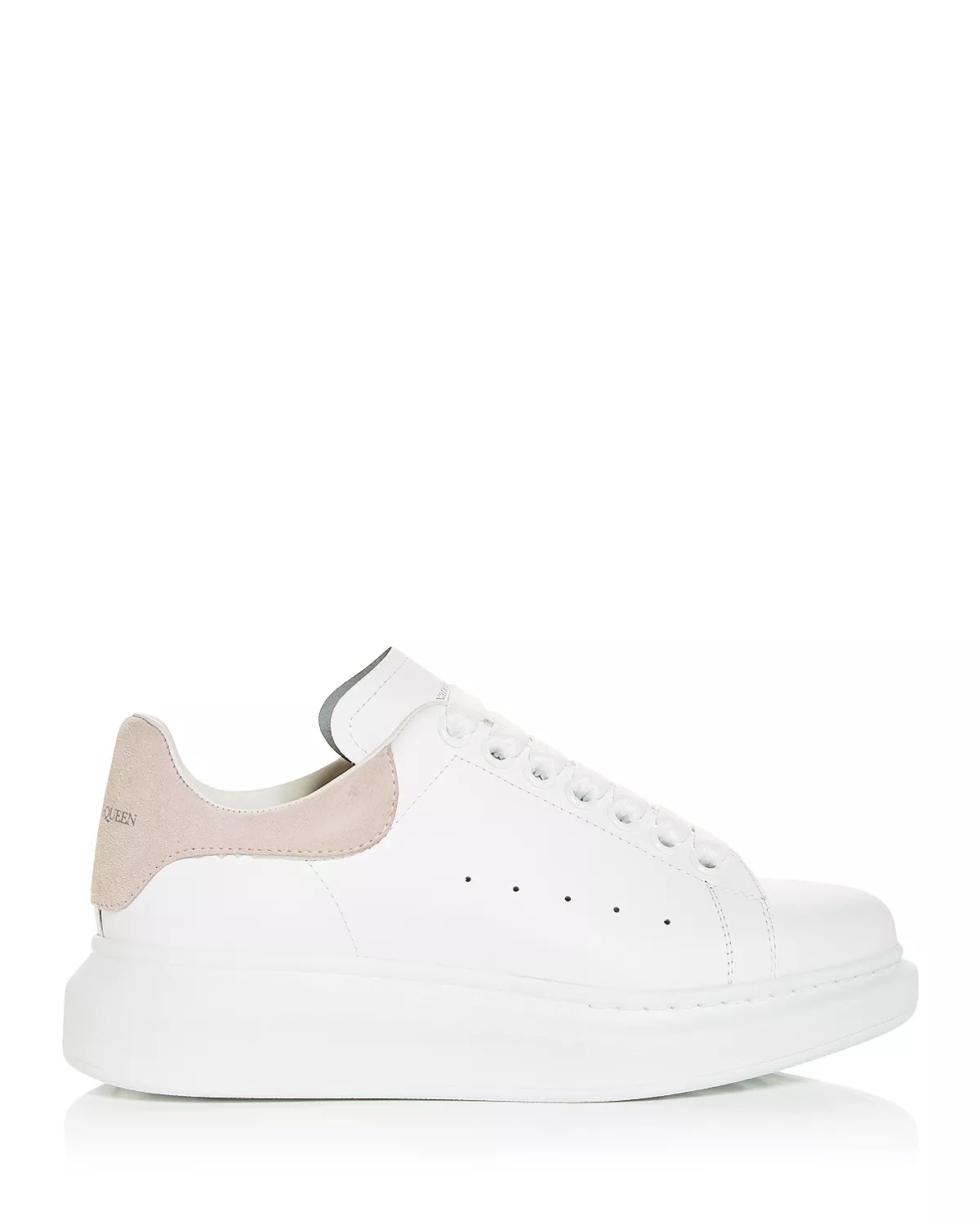 Women's Oversized Suede Heel Detail Sneakers - 3