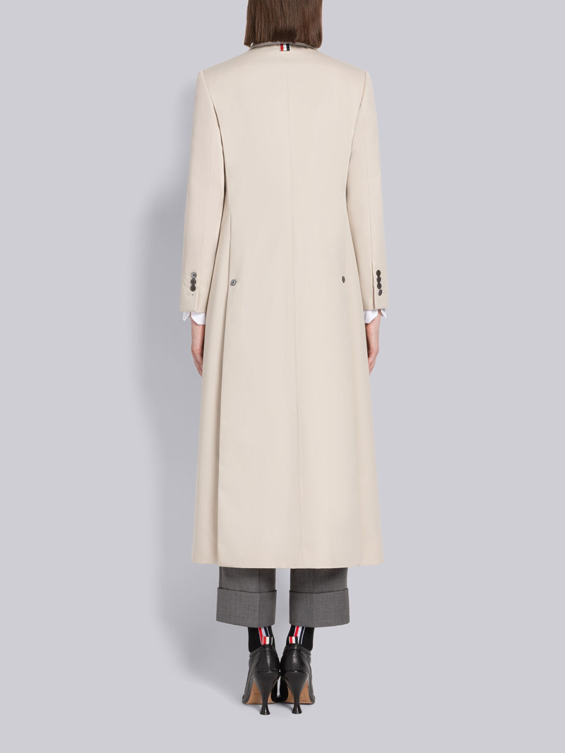 Waterproof Twill Wide Lapel Overcoat 3