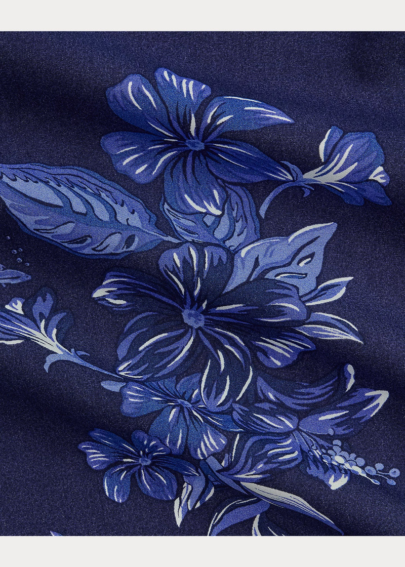 Classic Fit Tropical-Print Camp Shirt 6