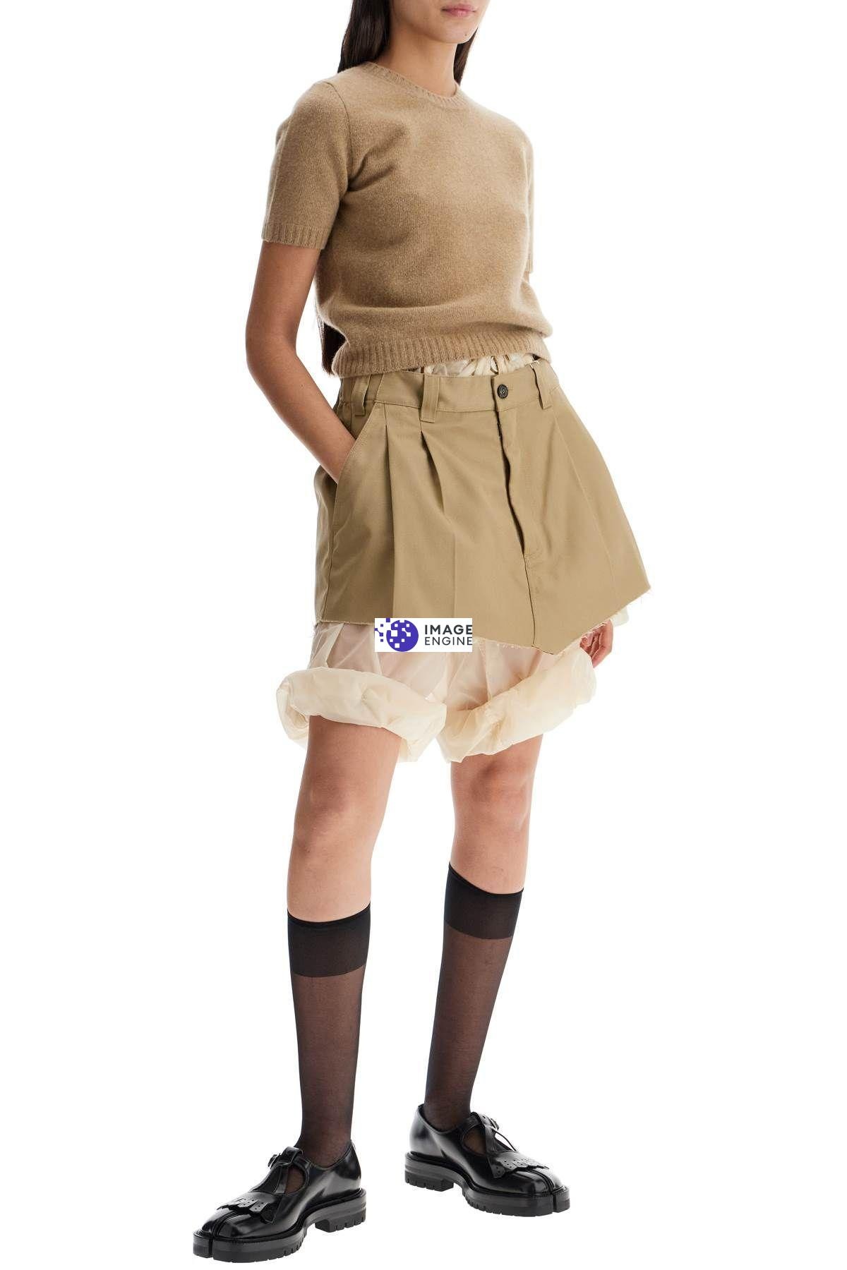 MAISON SPECIAL✨ Shirt Layered Mini Skirt Maison Margiela Layered Mini Skirt Shorts | REVERSIBLE