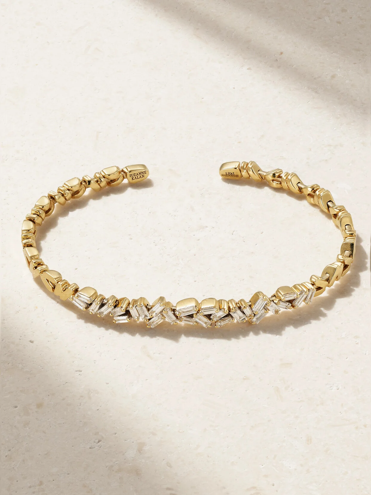 18-karat Gold Diamond Cuff - 1