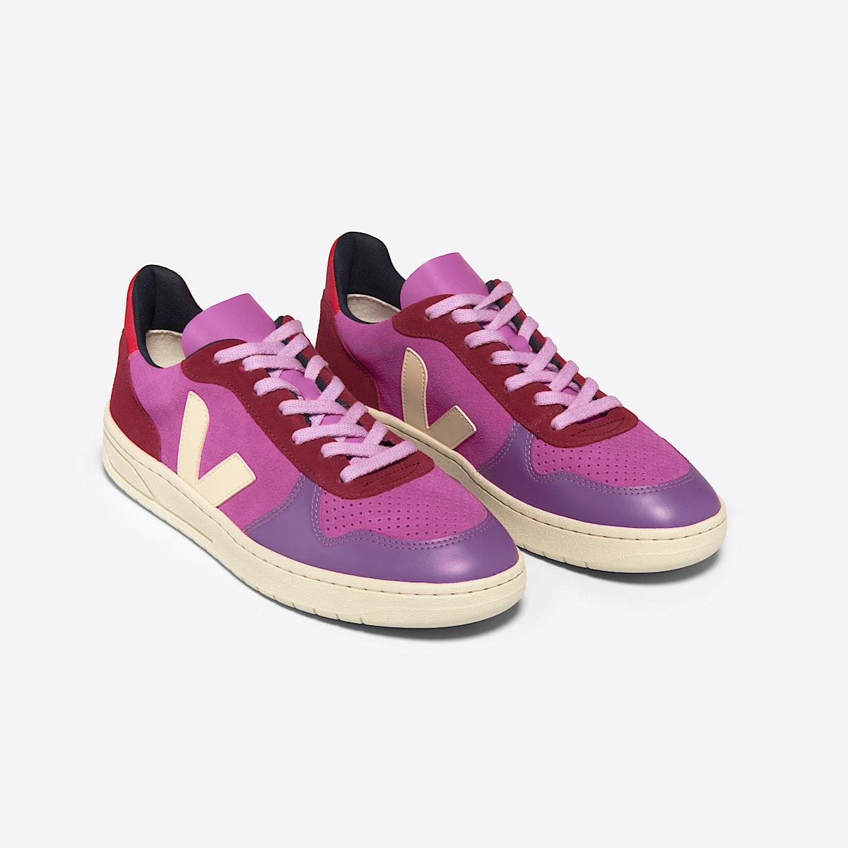 V-10 SUEDE MULTICO ULTRAVIOLET CALCAIRE - 2