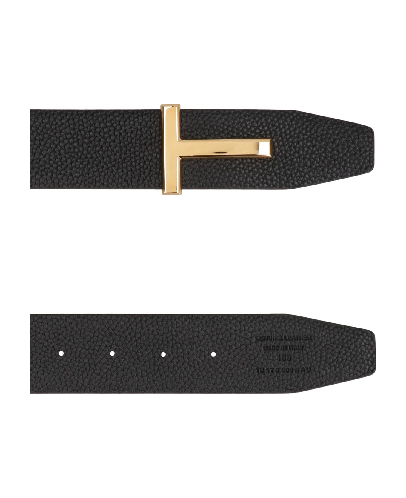 Reversible Leather Belt - 4