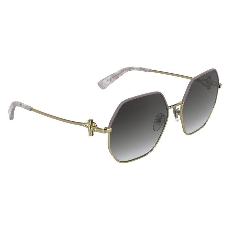 Longchamp Sunglasses Golden/Degraded smoked - Metal outlook