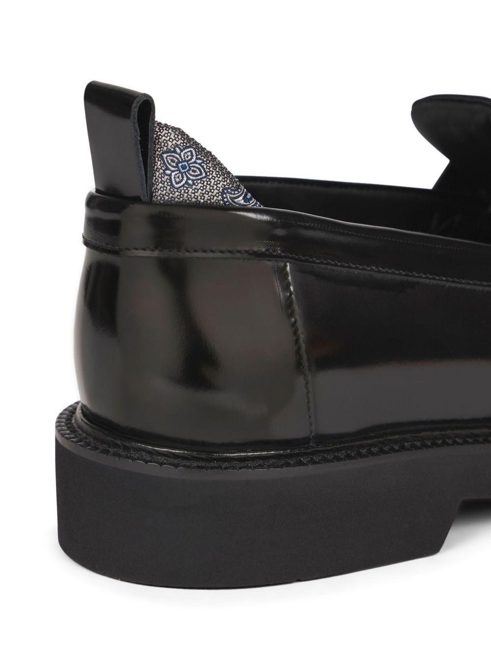 leather penny loafers - 4
