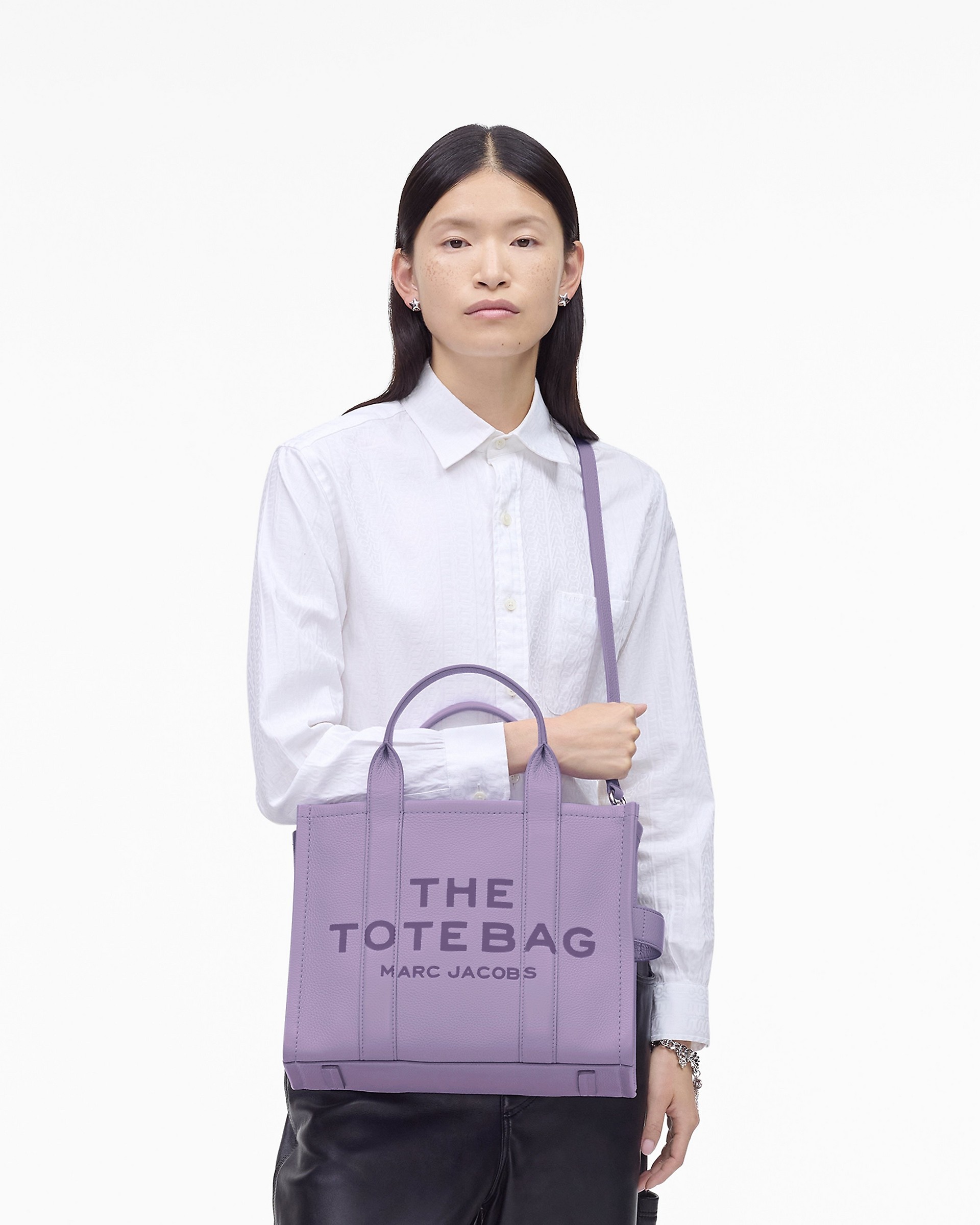 THE LEATHER MEDIUM TOTE BAG - 2