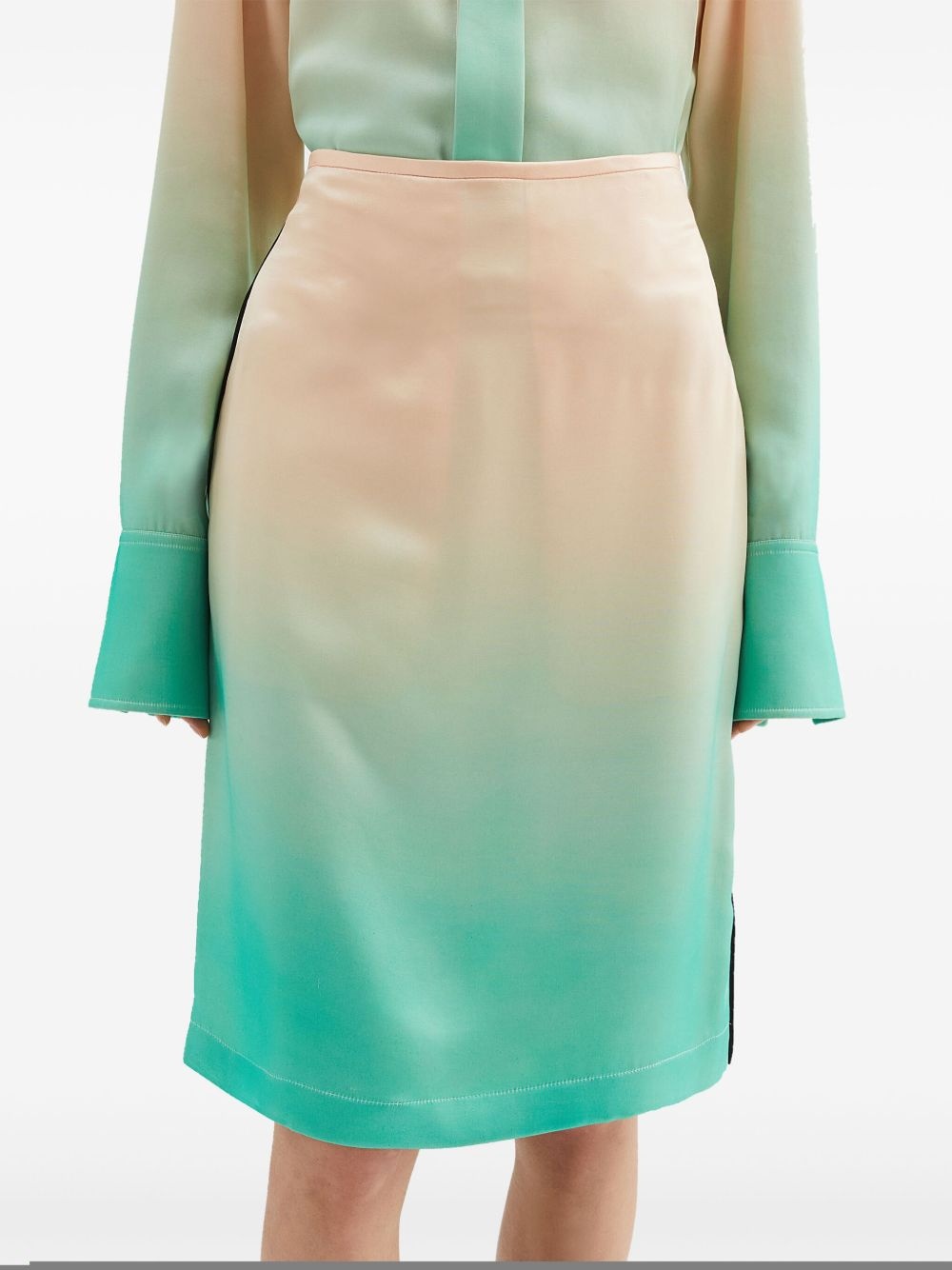 gradient-effect skirt - 5