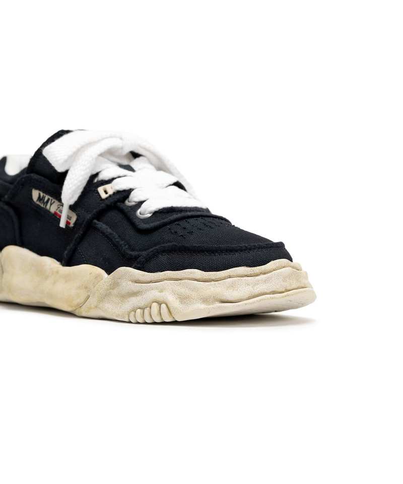 "PARKER" OG Sole Vintage Effect Embroidered Canvas Low-top Sneaker 7