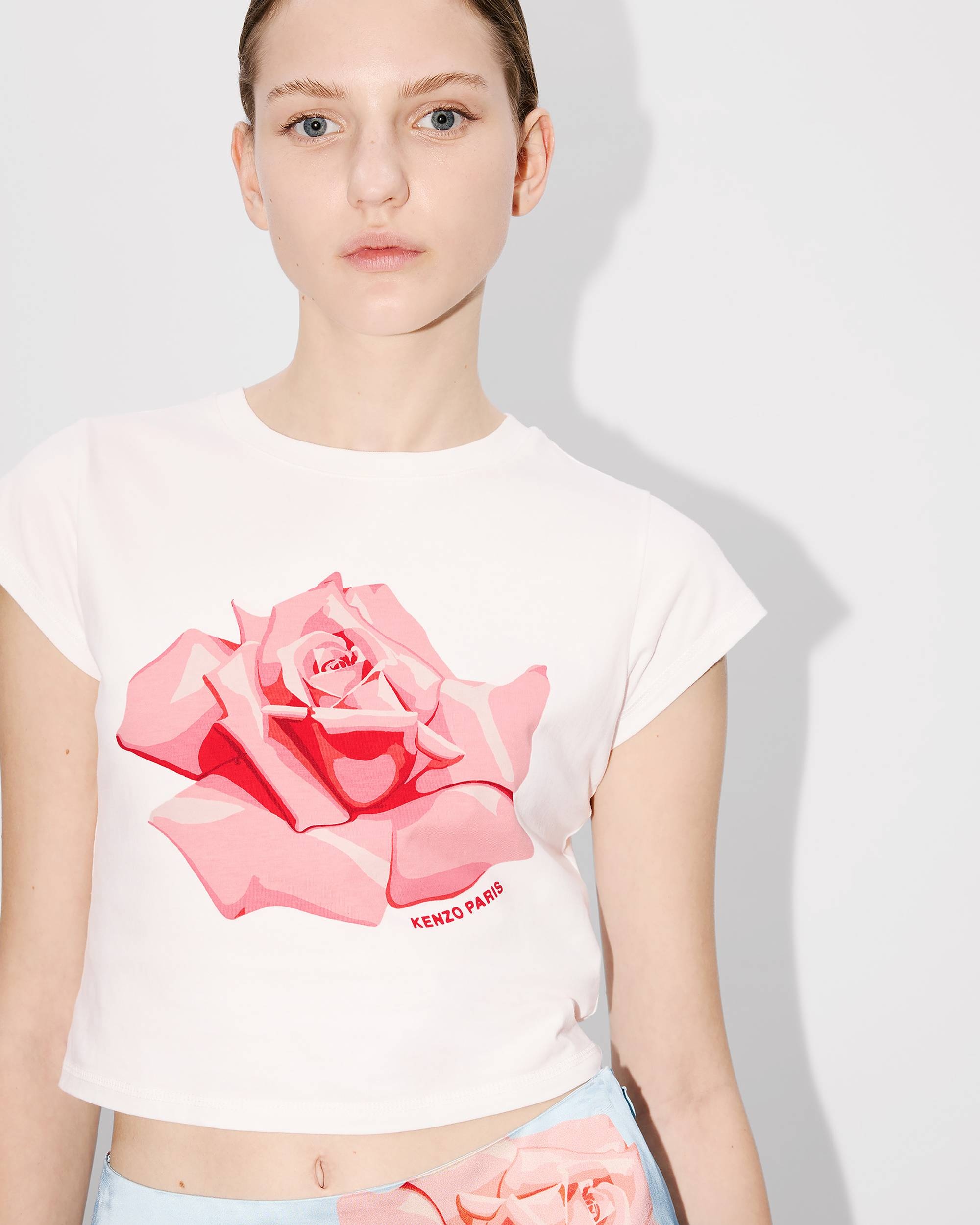 'KENZO Rose' micro fit T-shirt - 6