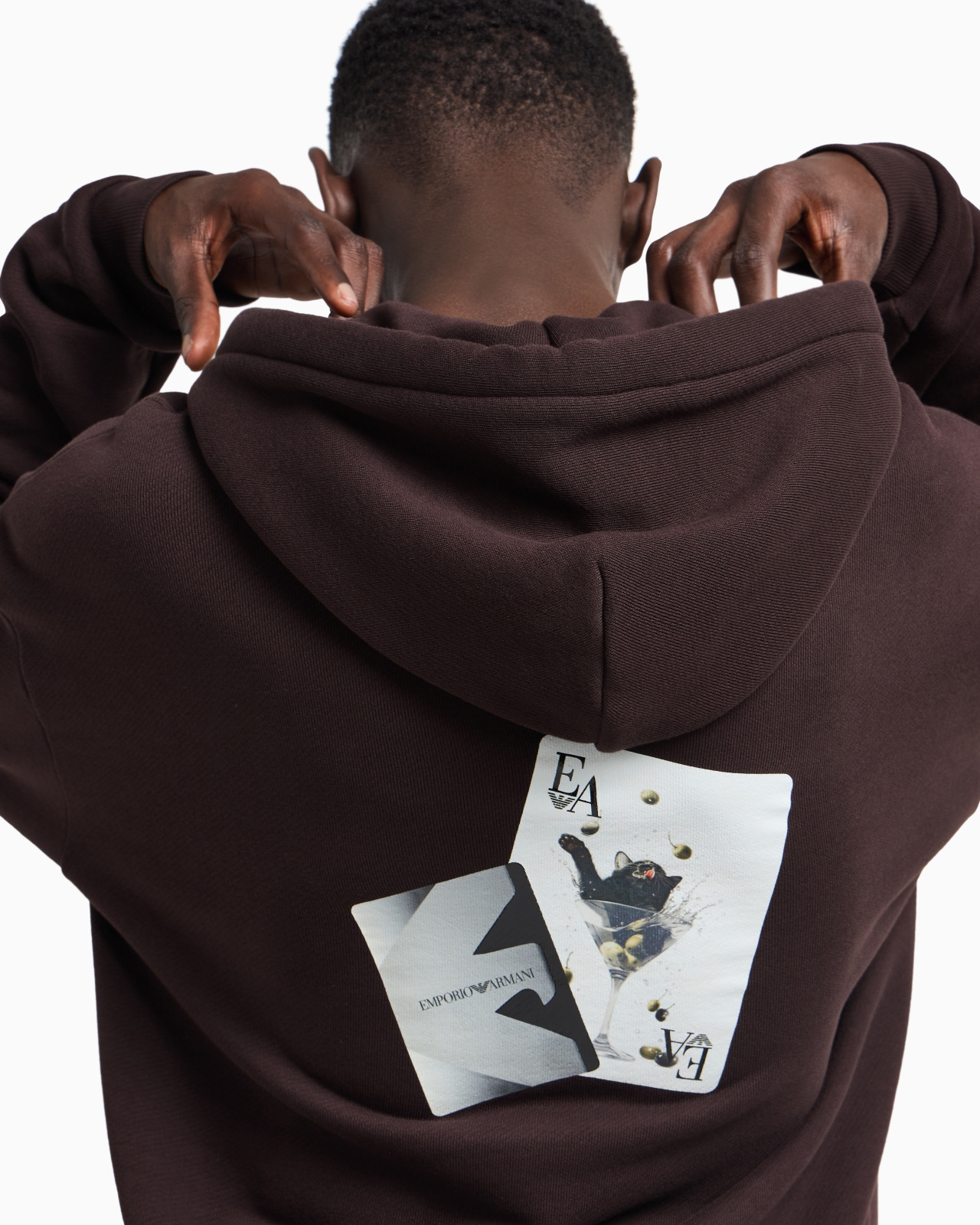 ASV JERSEY TWILL SWEATSHIRT WITH A PLAYING CARDS PRINT - 5