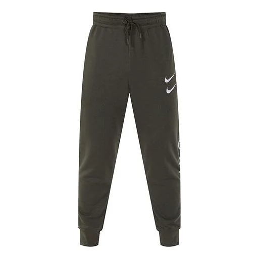 Nike 실행 체육관 농구 축구 / 축구 Breathable 스포츠 바지 긴 바지 진한 갈색 CU3932-380 - 1
