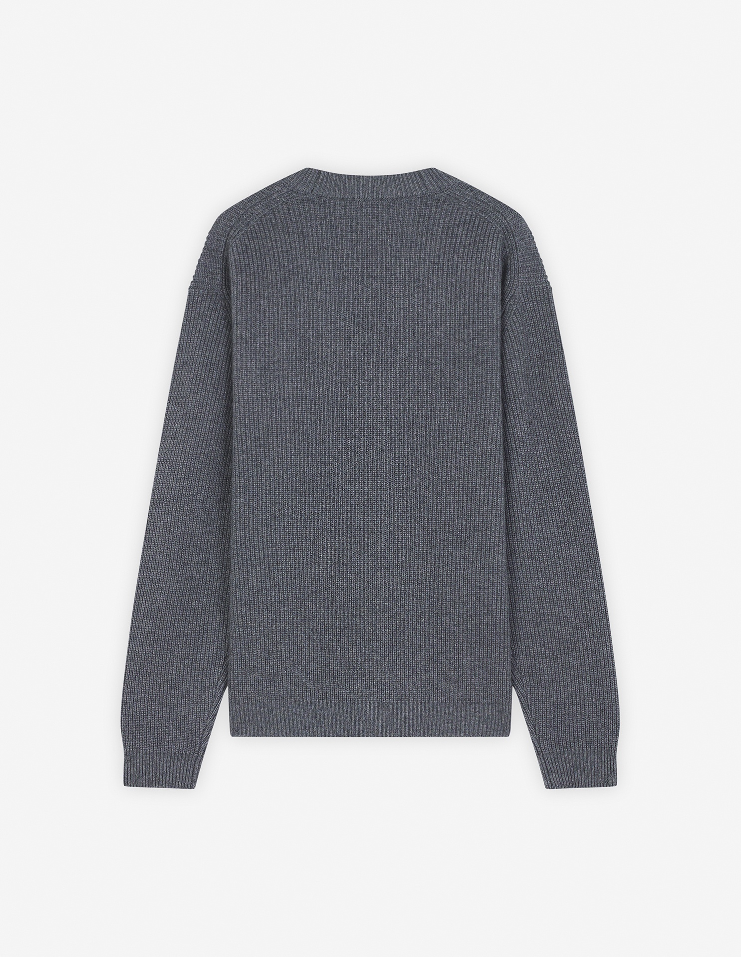 BOLD FOX HEAD PATCH  COMFORT RIBBED CARDIGAN - 6