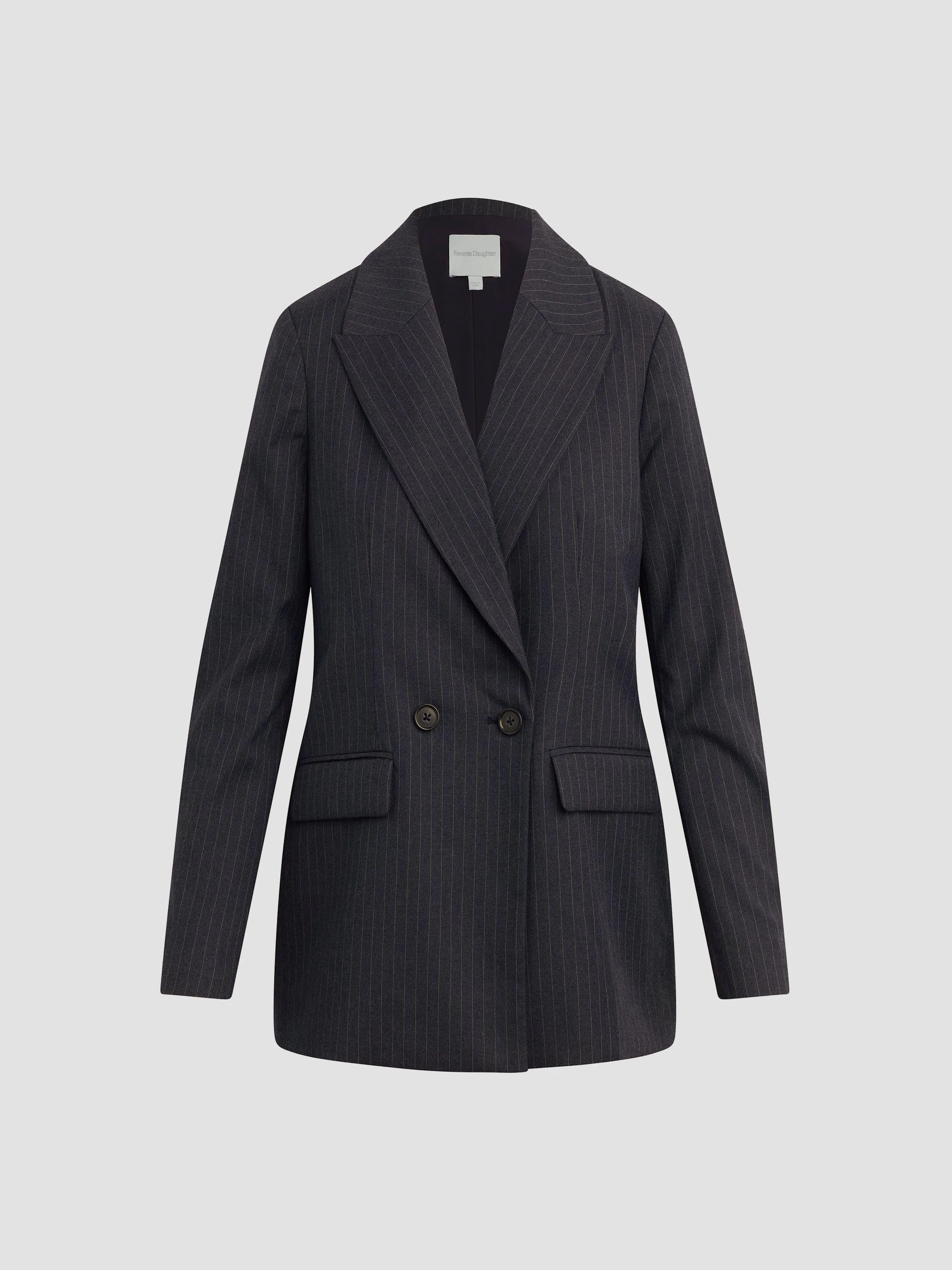 Women's The Suits You Pinstripe Blazer - Marine Pinstripe - 1