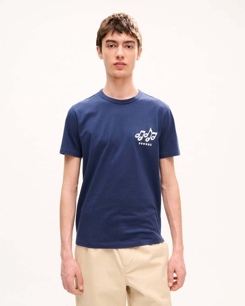 KENZO 'KENZO Sounds' embroidered slim T-shirt in cotton outlook