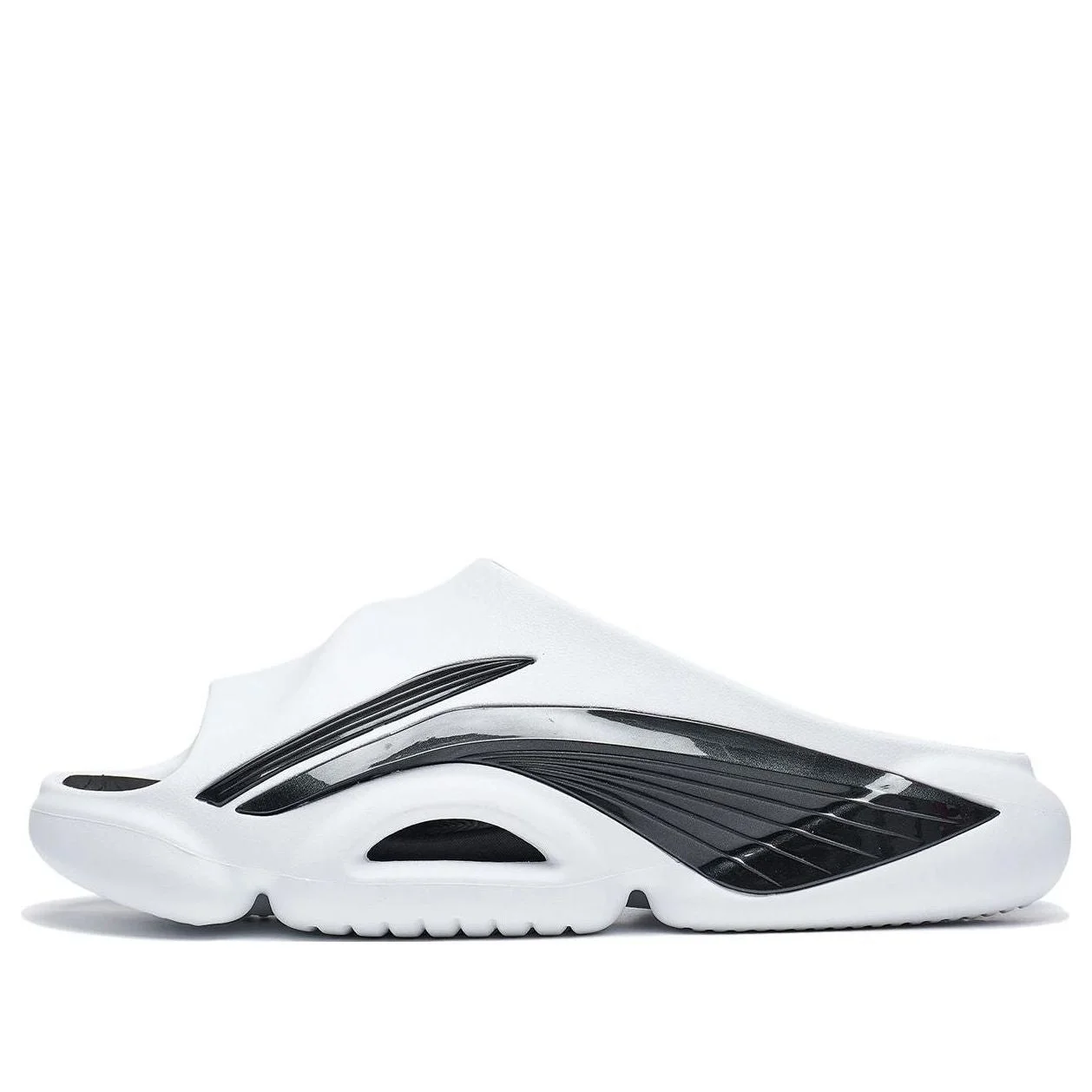 Li-Ning Badfive Speed 9 Slides 'White Black' ABTT003-1 - 1
