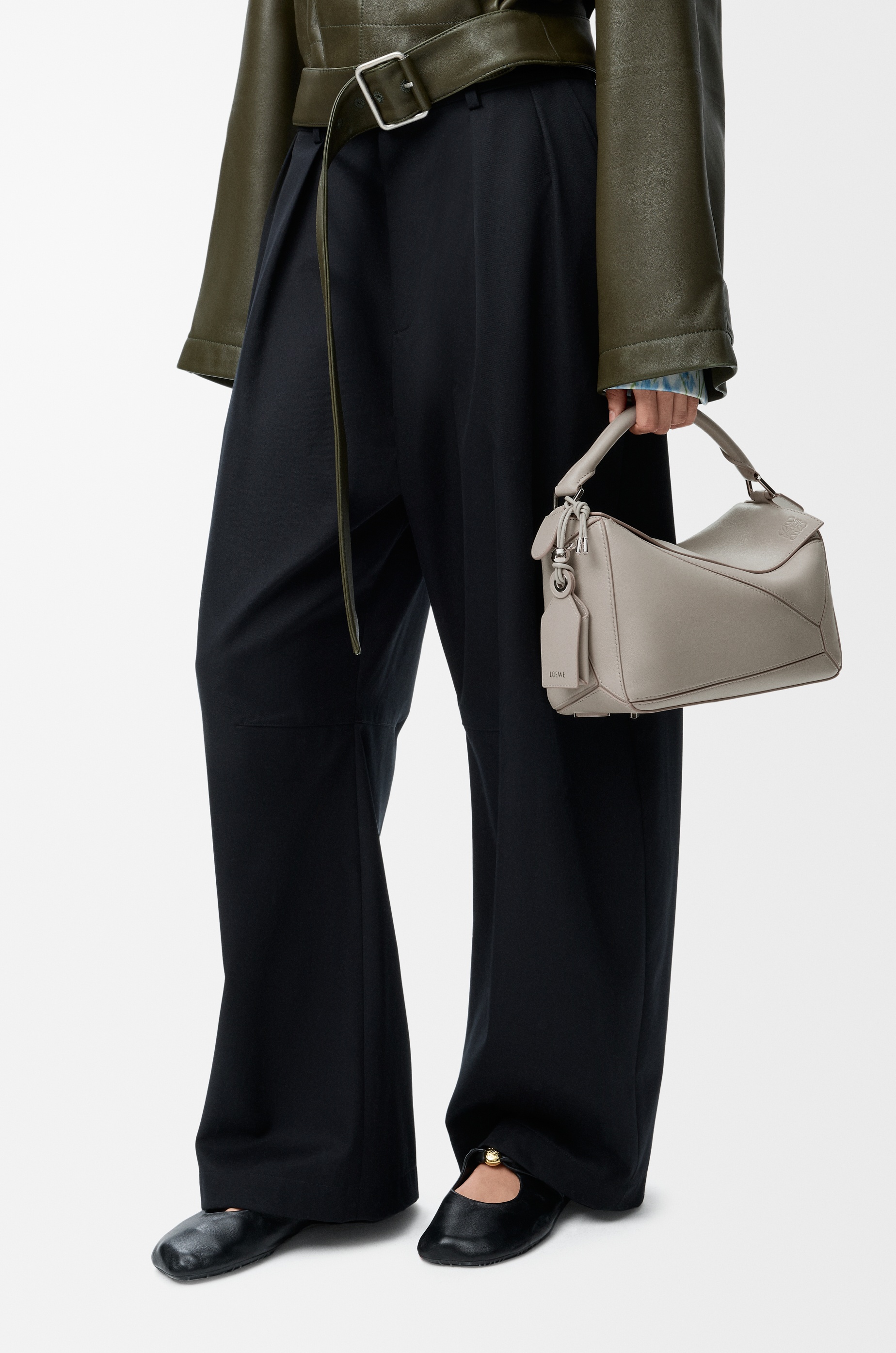 Small Featherlight Puzzle bag in nappa lambskin - 2