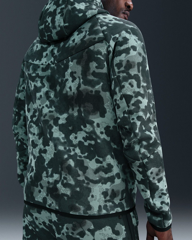 Nike Nike Tech Men's Full-Zip Fleece Camo Windrunner Jacket outlook