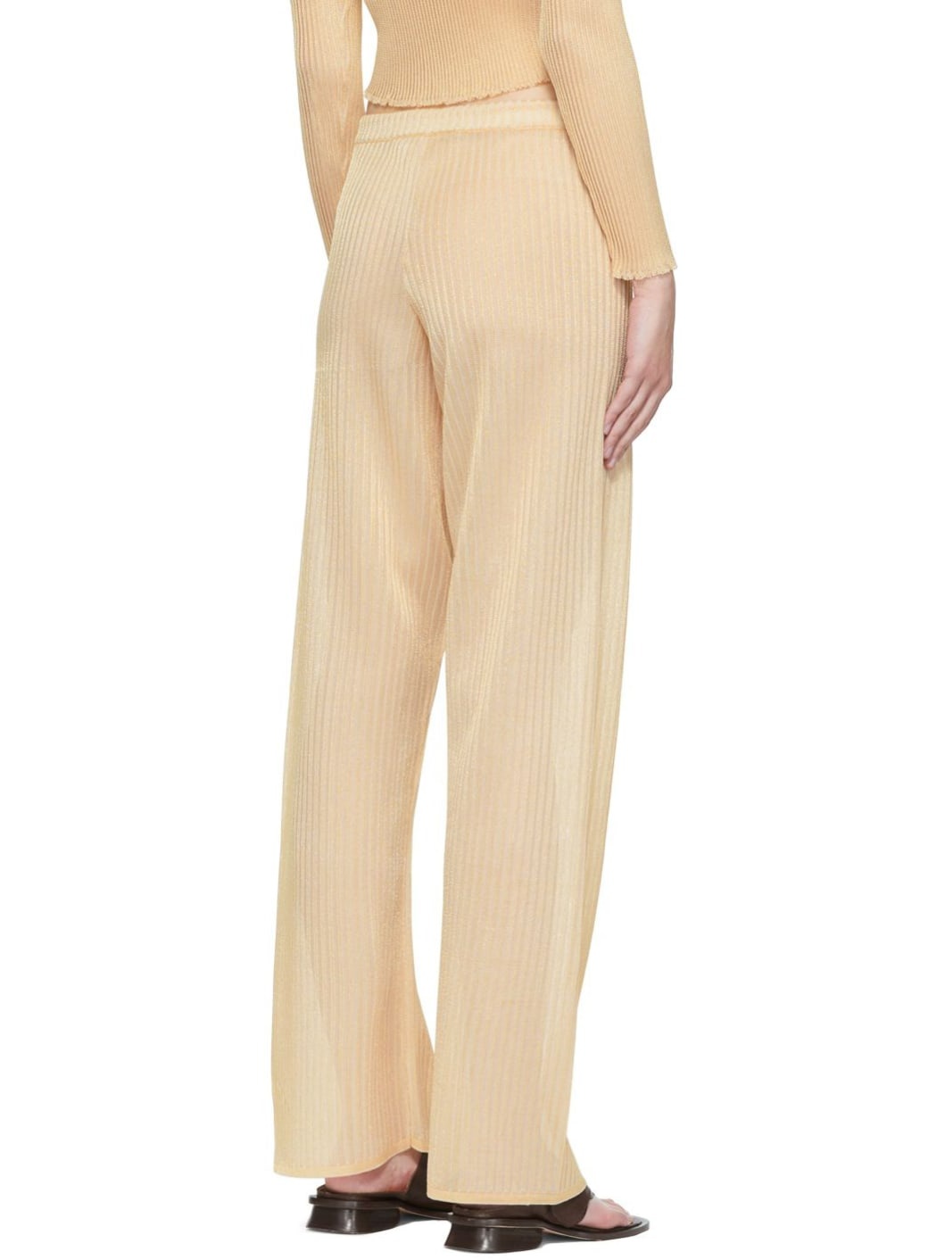 Beige Slow Lounge Pants - 3
