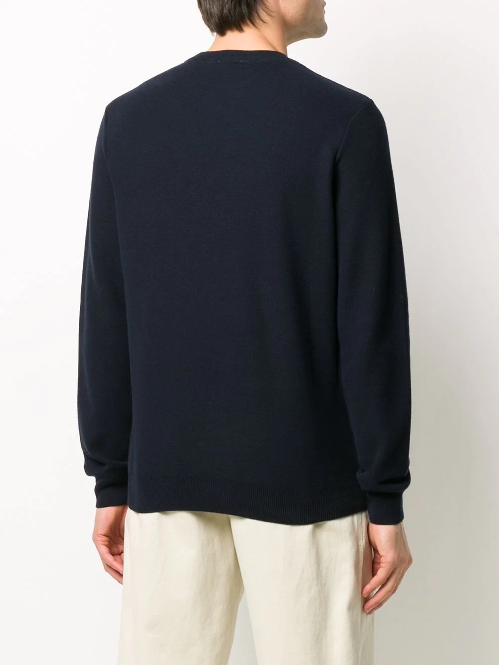 knitted crew neck jumper - 4