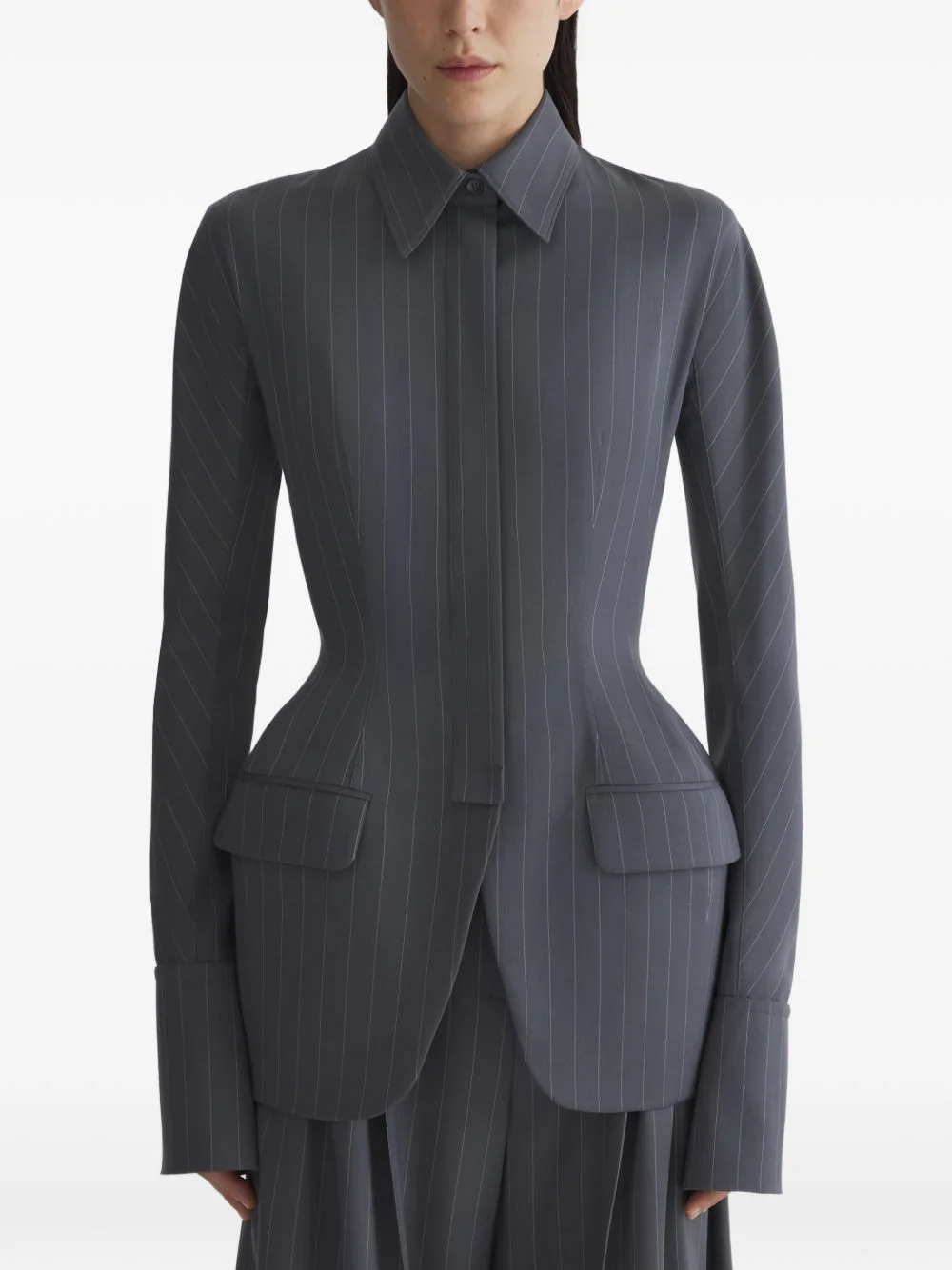 pinstripe jacket - 1