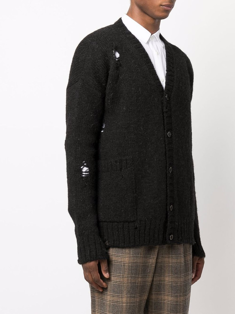 V-neck wool cardigan 3