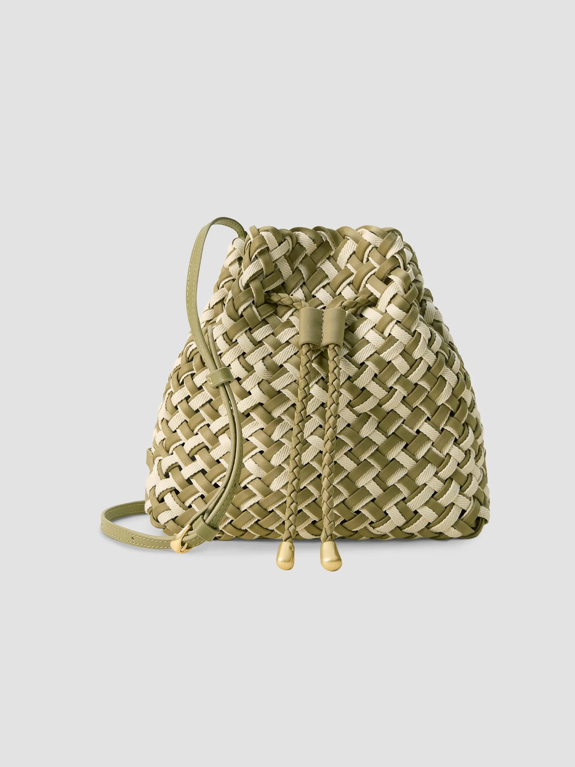 Women's Gramercy Double Weave Bucket Bag - Oletta - 1