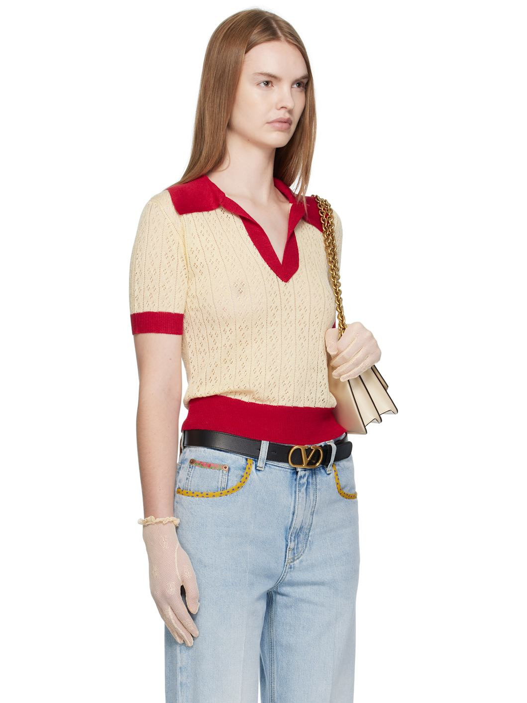 Beige Flax Linen Polo - 2