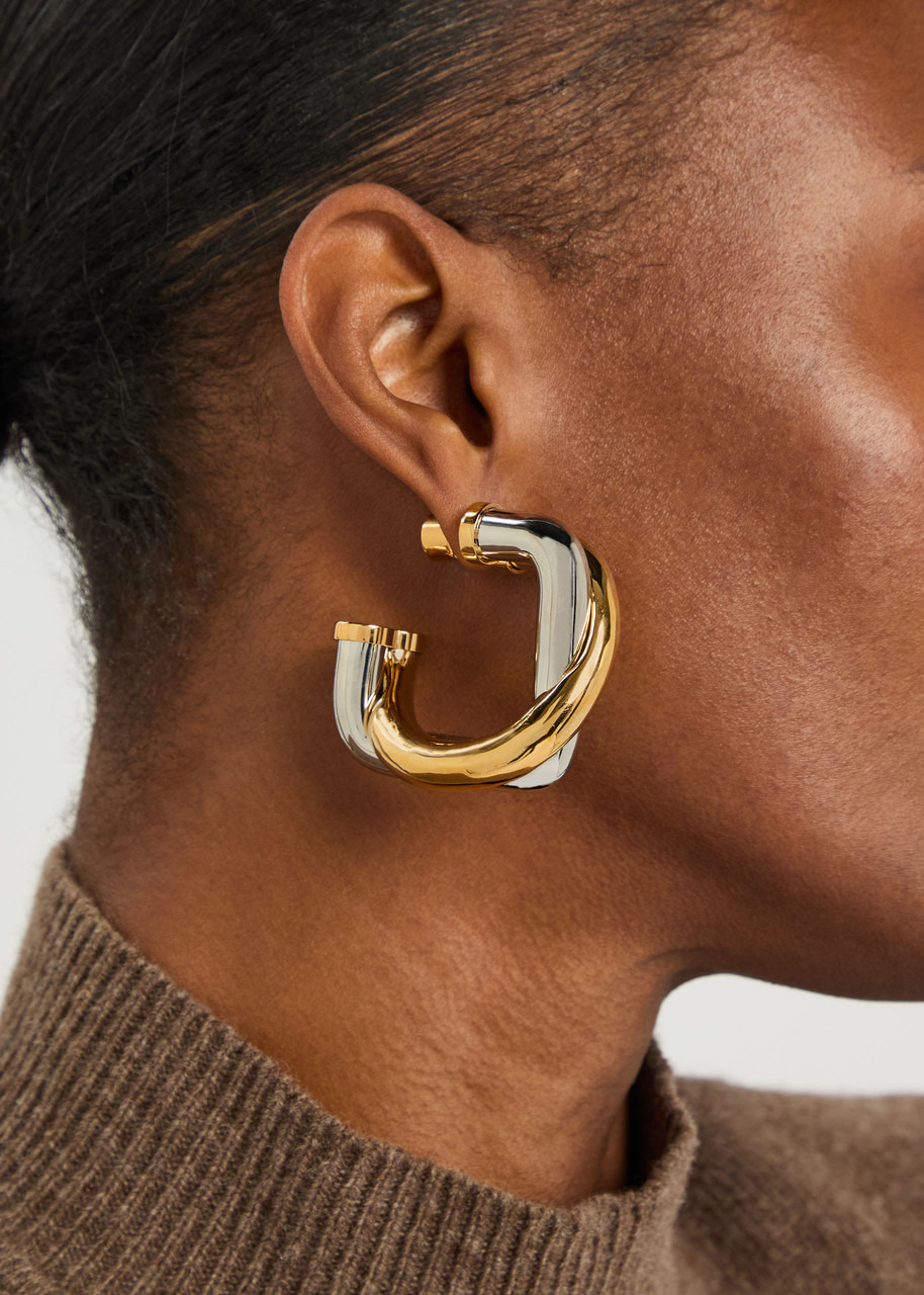 Jacquemus Les Doppio Two-tone Hoop Earrings - 2