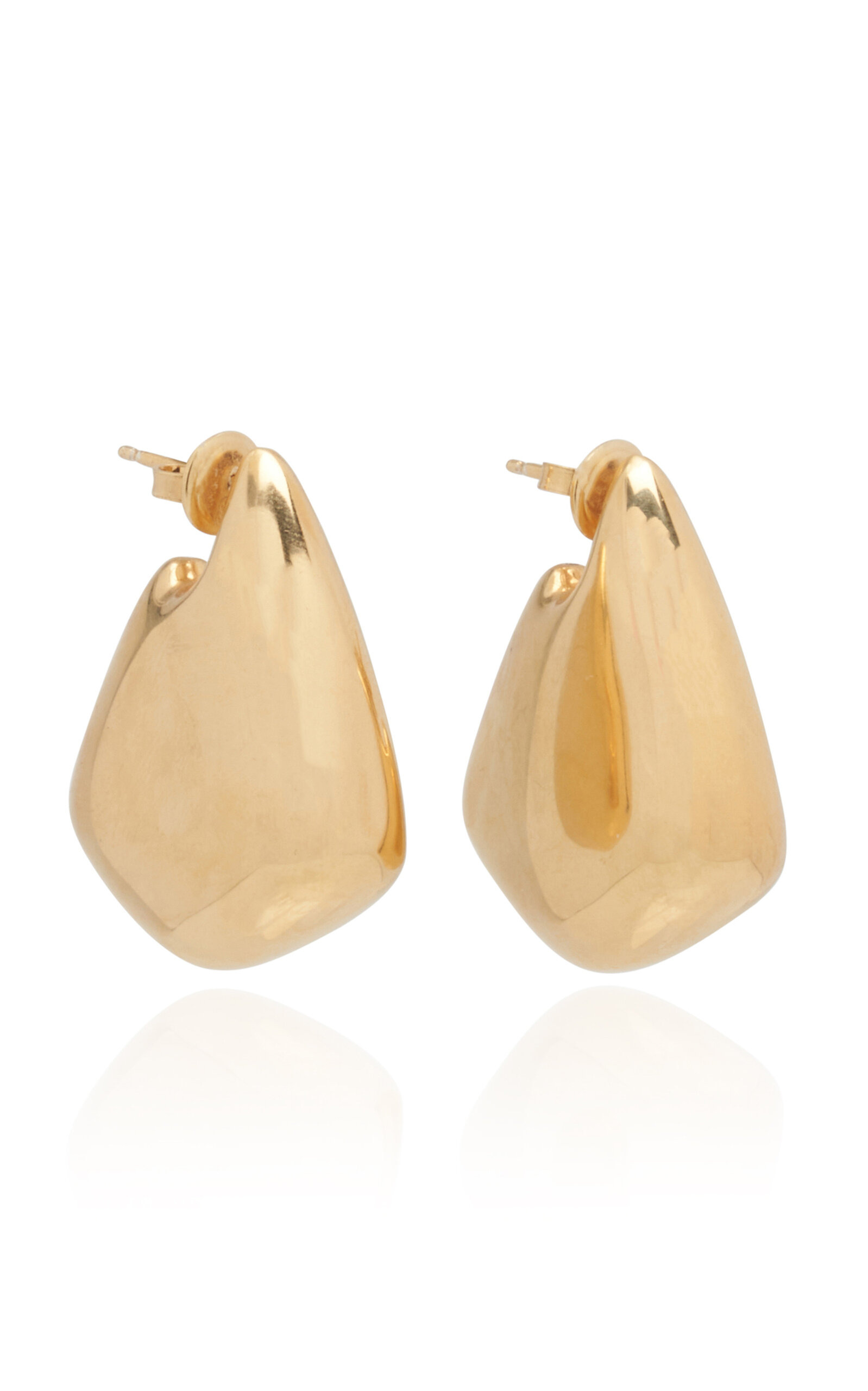 18K Yellow Gold-Plated Earrings gold - 4
