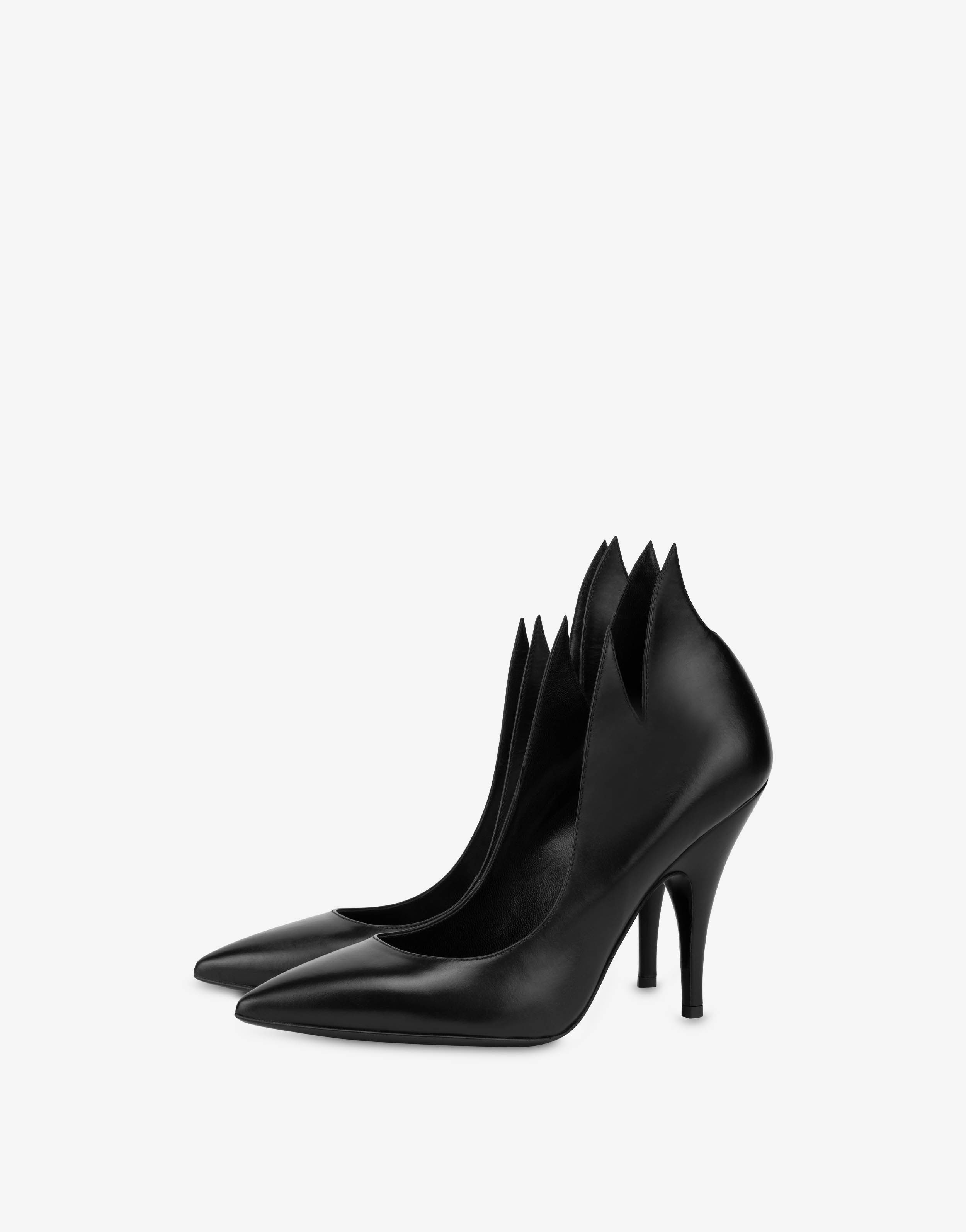 MOSCHINO X THE FLINTSTONES™ CALFSKIN COURT SHOES - 1