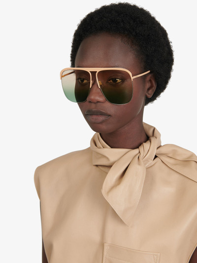 Givenchy GV Ray sunglasses in metal outlook