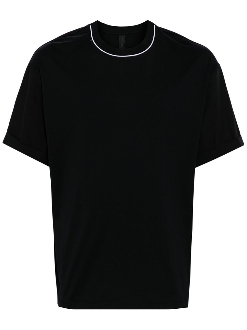 contrast-trim cotton t-shirt 1