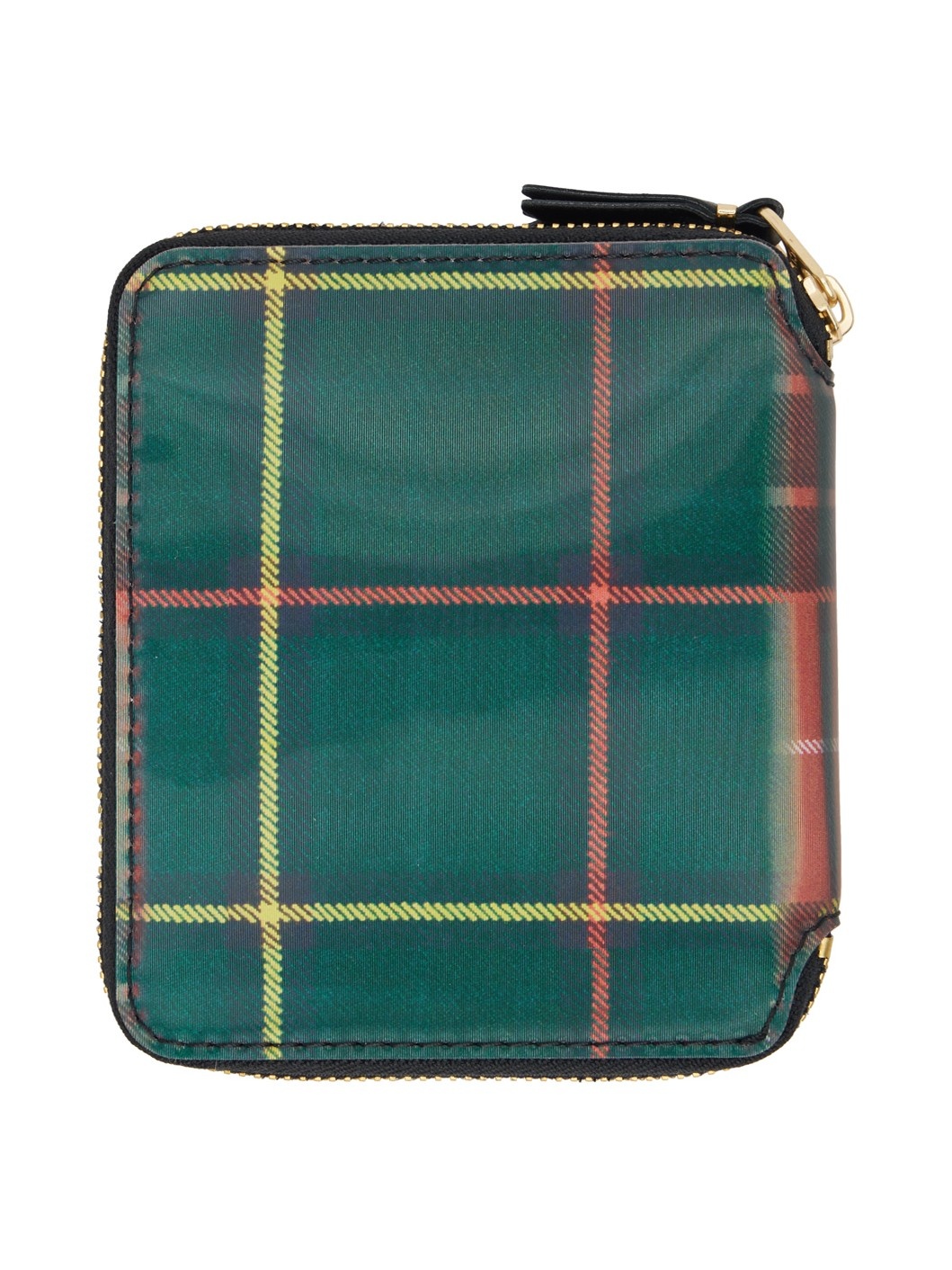 Red & Green Lenticular Tartan Wallet - 2